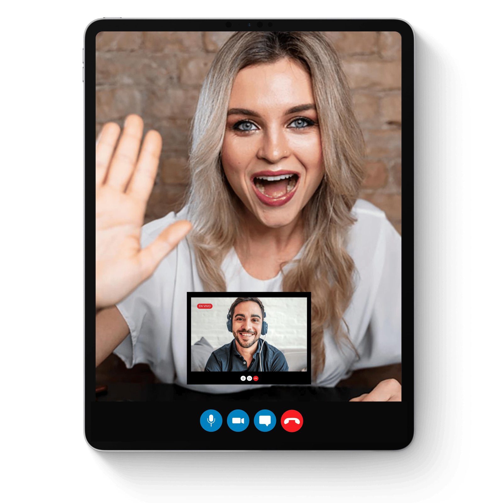 Video call illustration